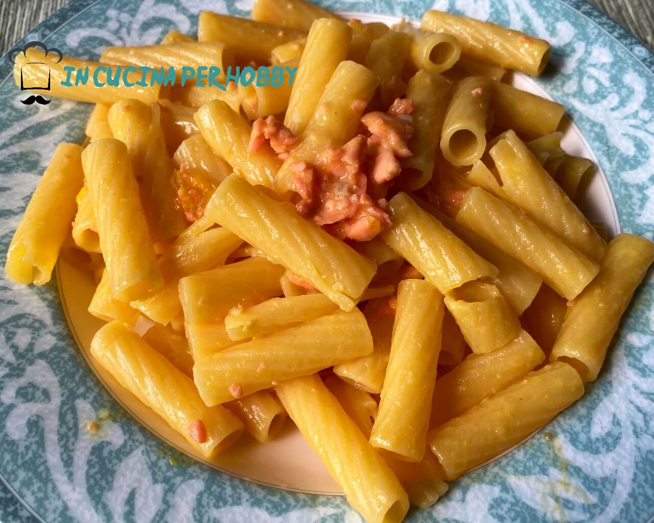 pasta arancia e salmone