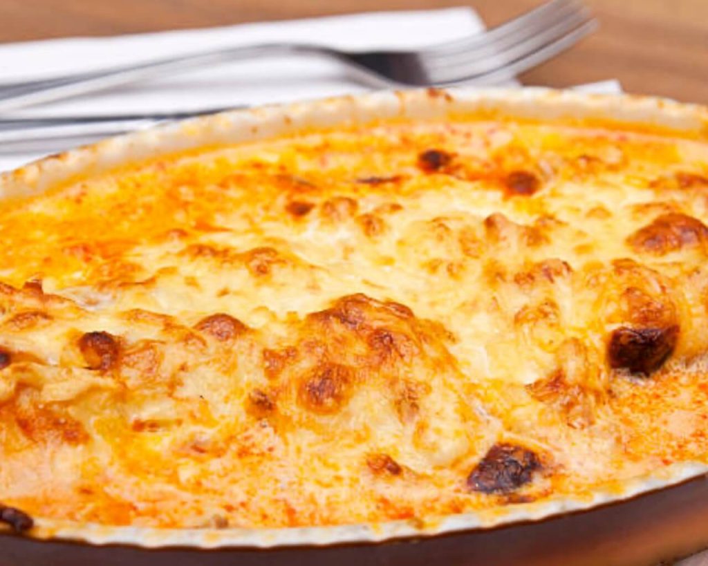 conchiglie al forno al salmone
