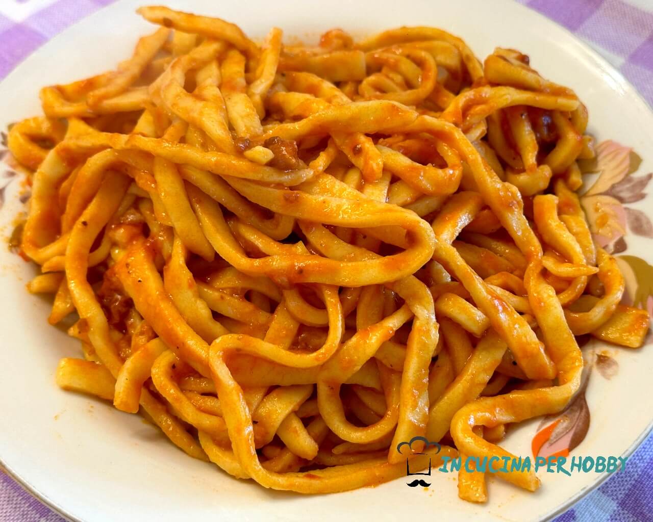 tagliolini all’amatriciana