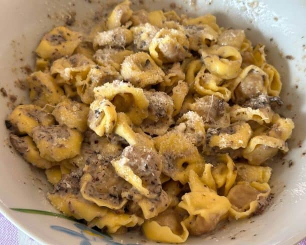 tortellini funghi e panna