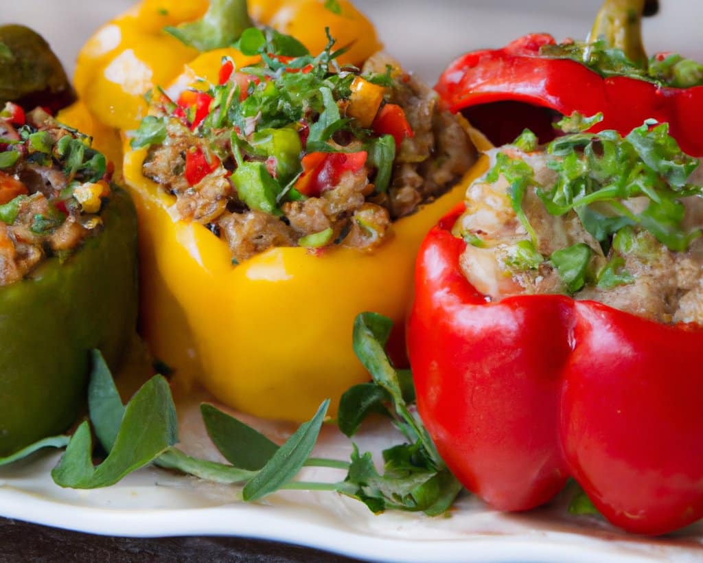 peperoni ripieni vegetariani