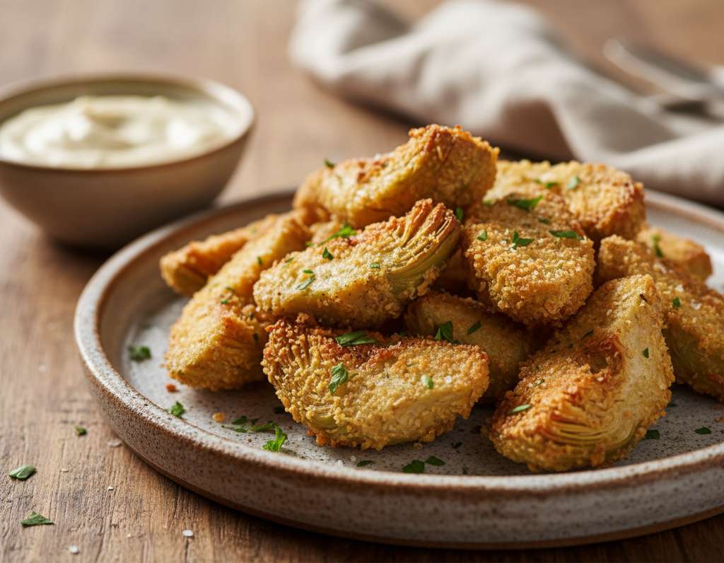 carciofi in friggitrice aria