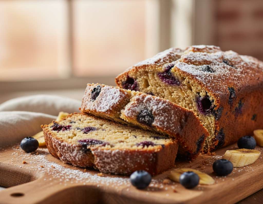 plumcake banane mirtilli 1