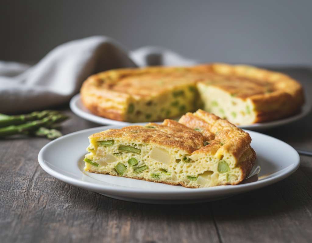 frittata asparagi patate dorata