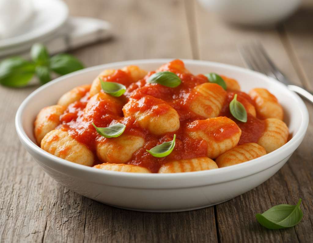 gnocchi ricotta basilico fresco