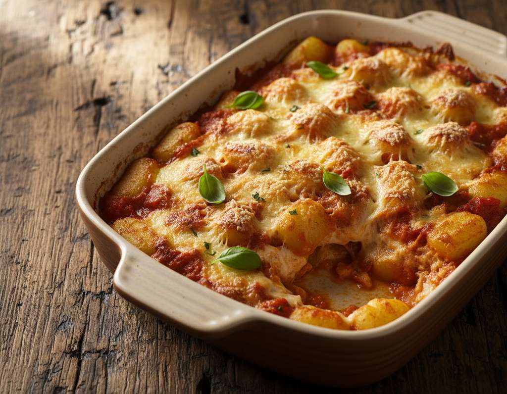 gnocchi gratinati basilico