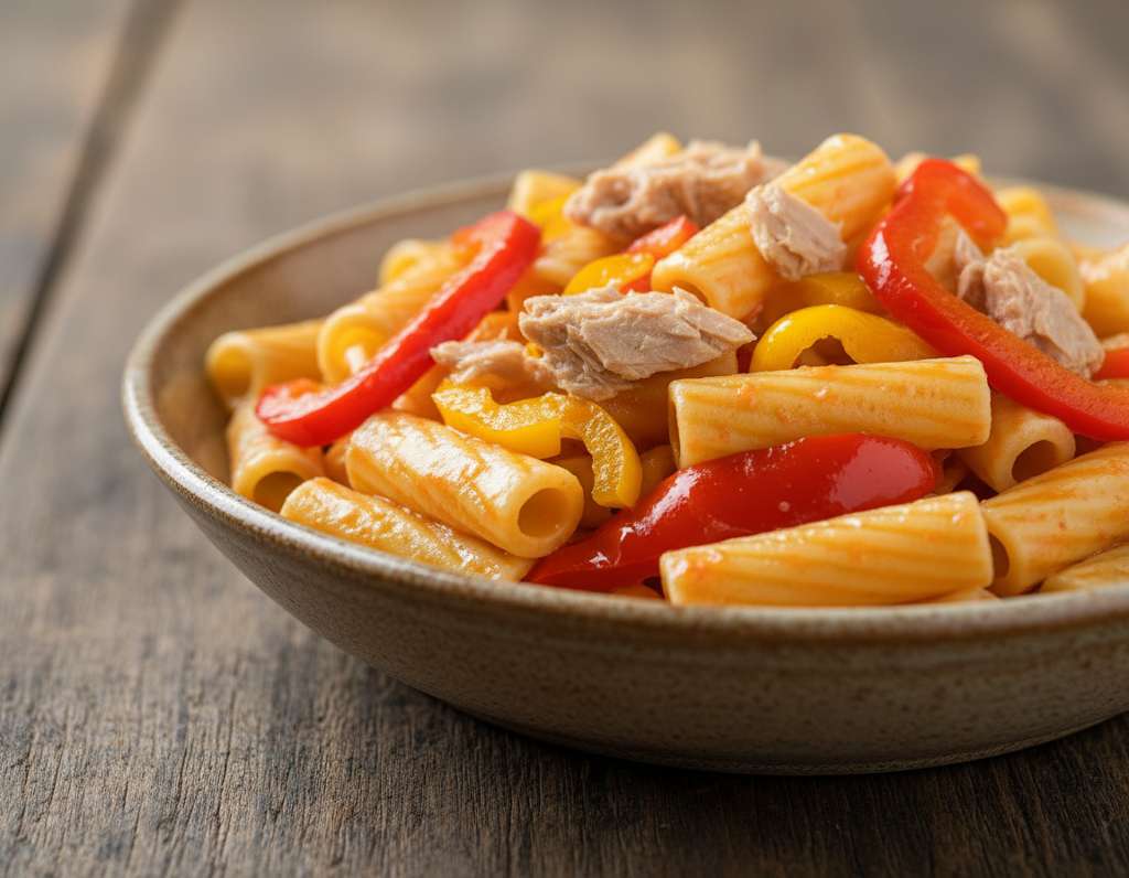 pasta peperoni tonno rustica