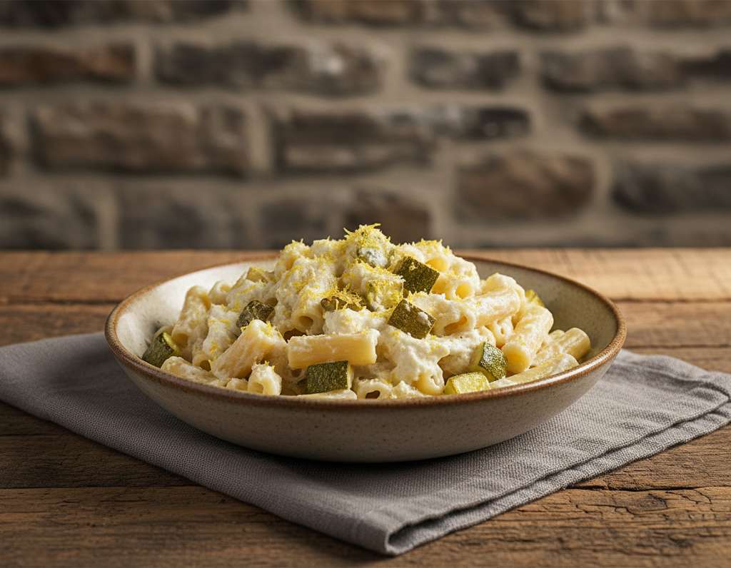 pasta zucchine ricotta limone