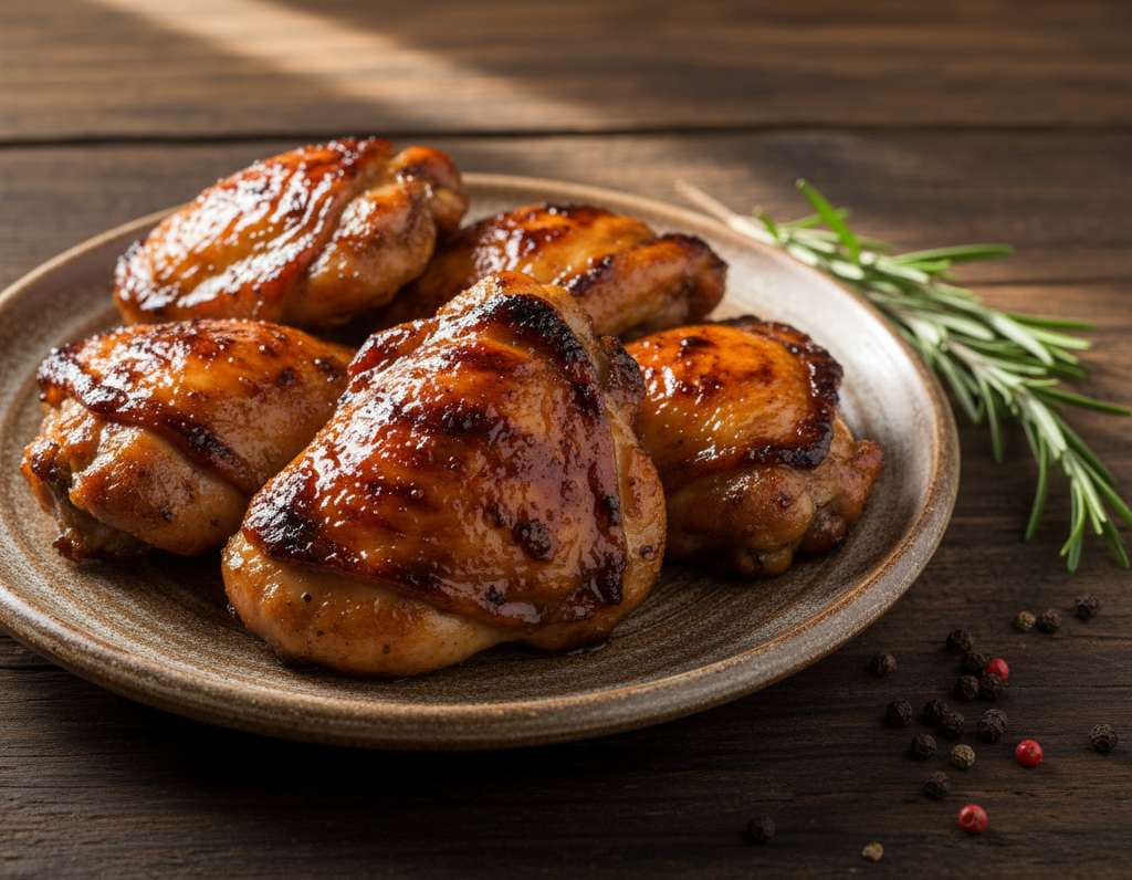 pollo grigliato laccato miele zenzero