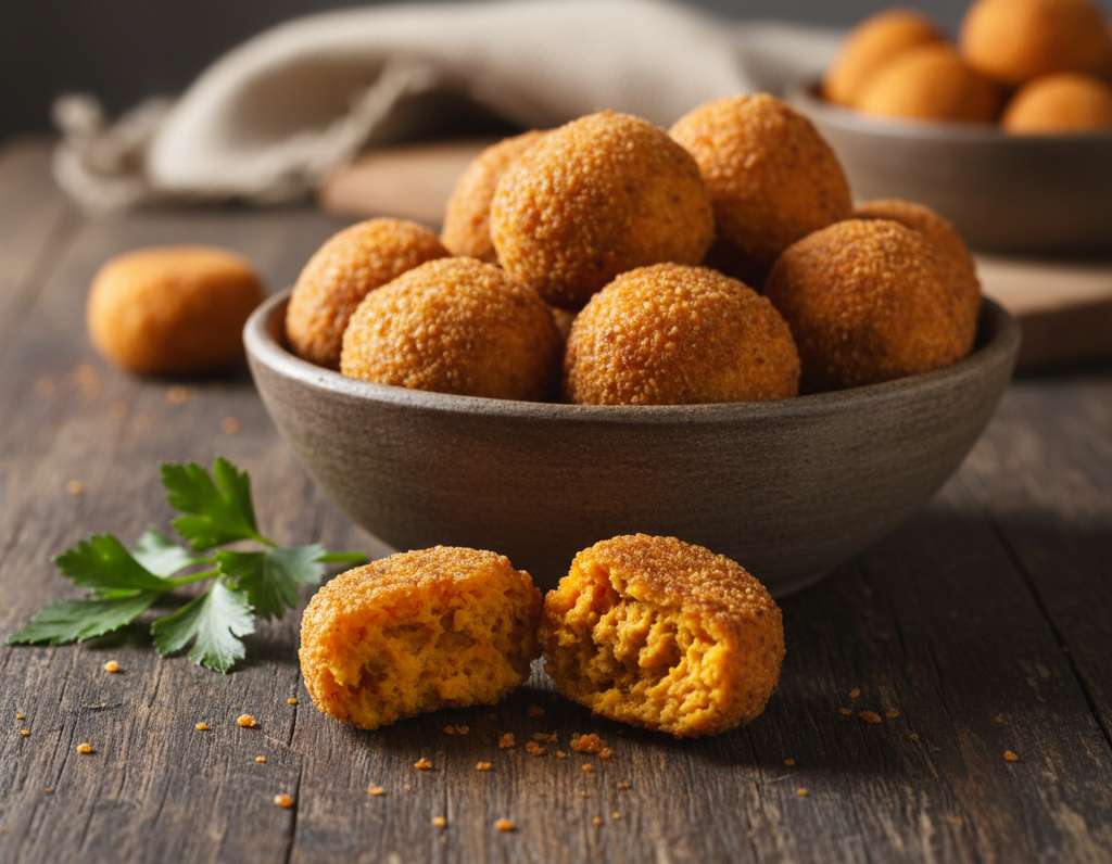 polpette carote friggitrice aria