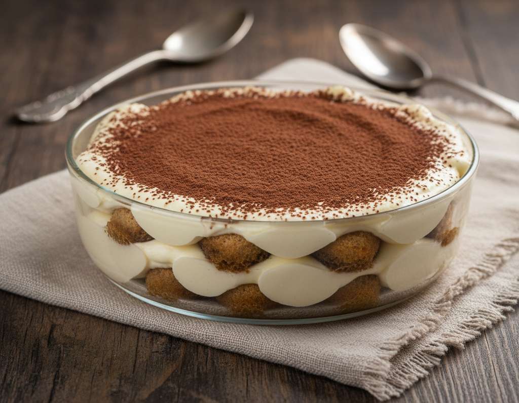 tiramisu cremoso liquore cacao