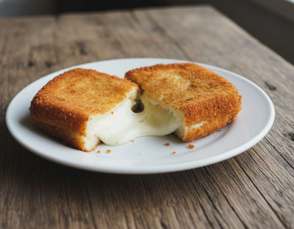 mozzarella carrozza croccante filante