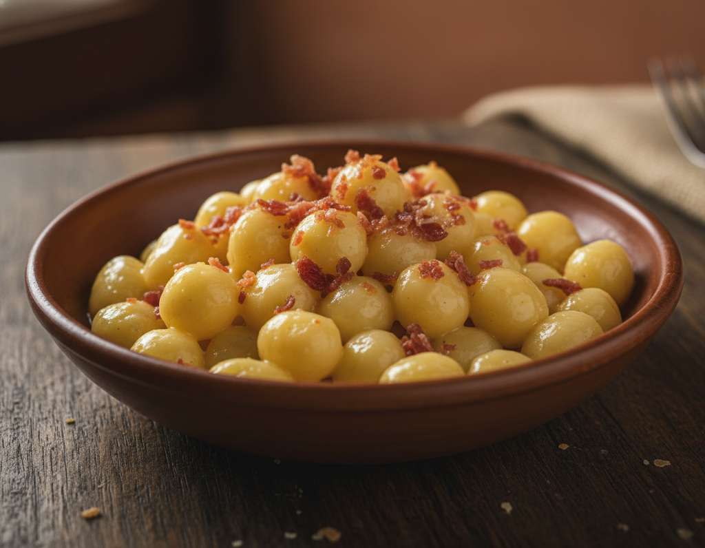 gnocchetti speck taleggio