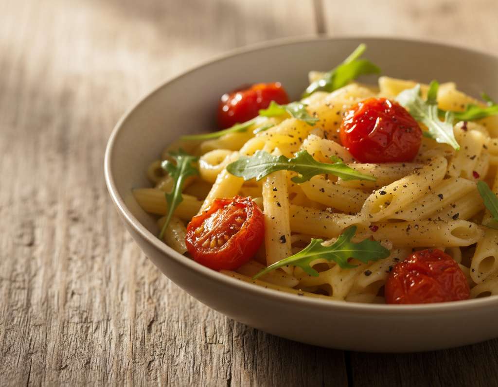 pasta rucola pomodorini fresca