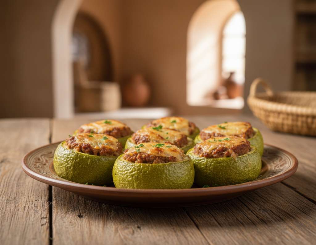 zucchine ripiene rustiche