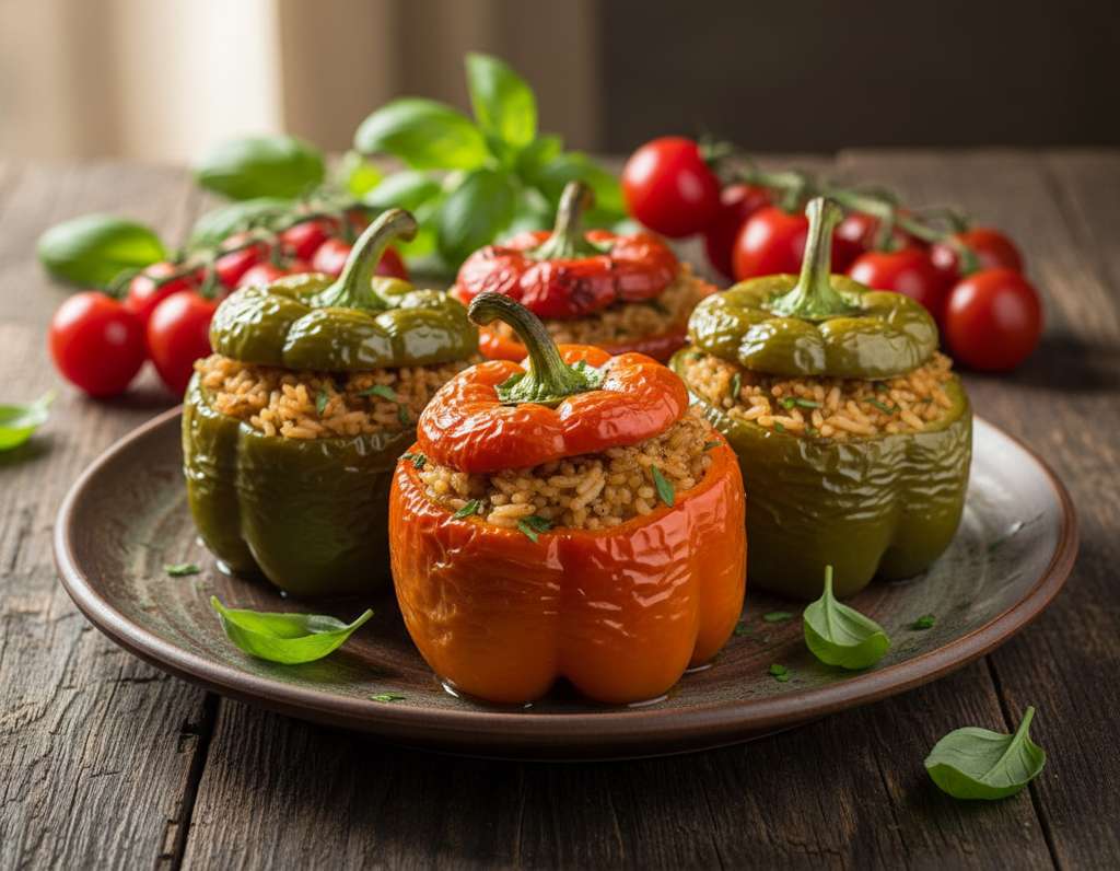 peperoni ripieni riso profumati
