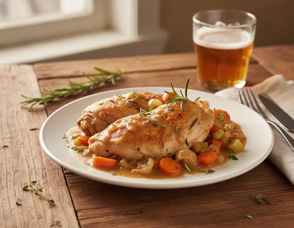 pollo alla birra rustico 1