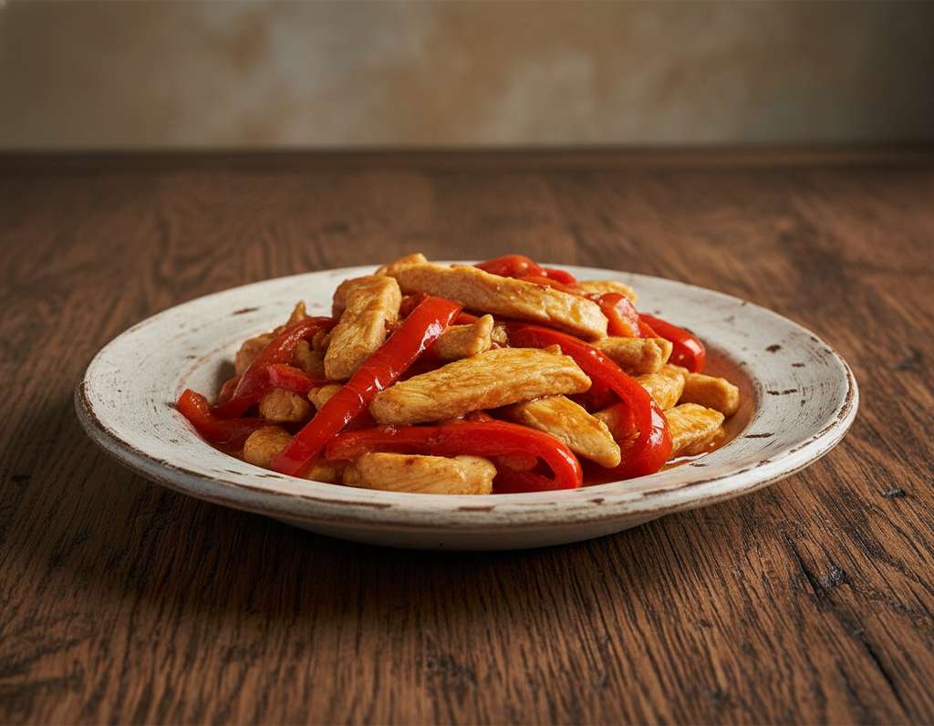 pollo e peperoni rustici