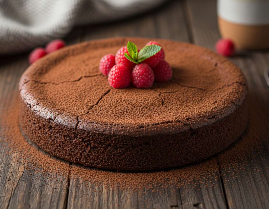 torta cioccolato fondente rustica