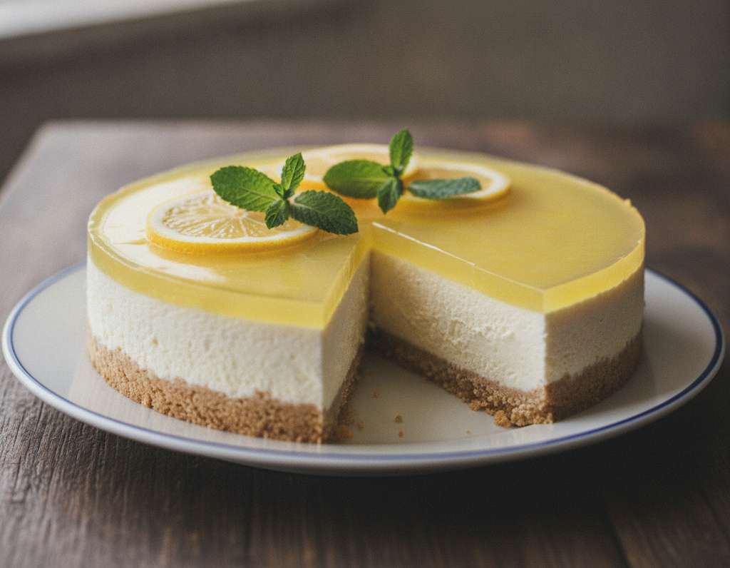torta fredda limone menta