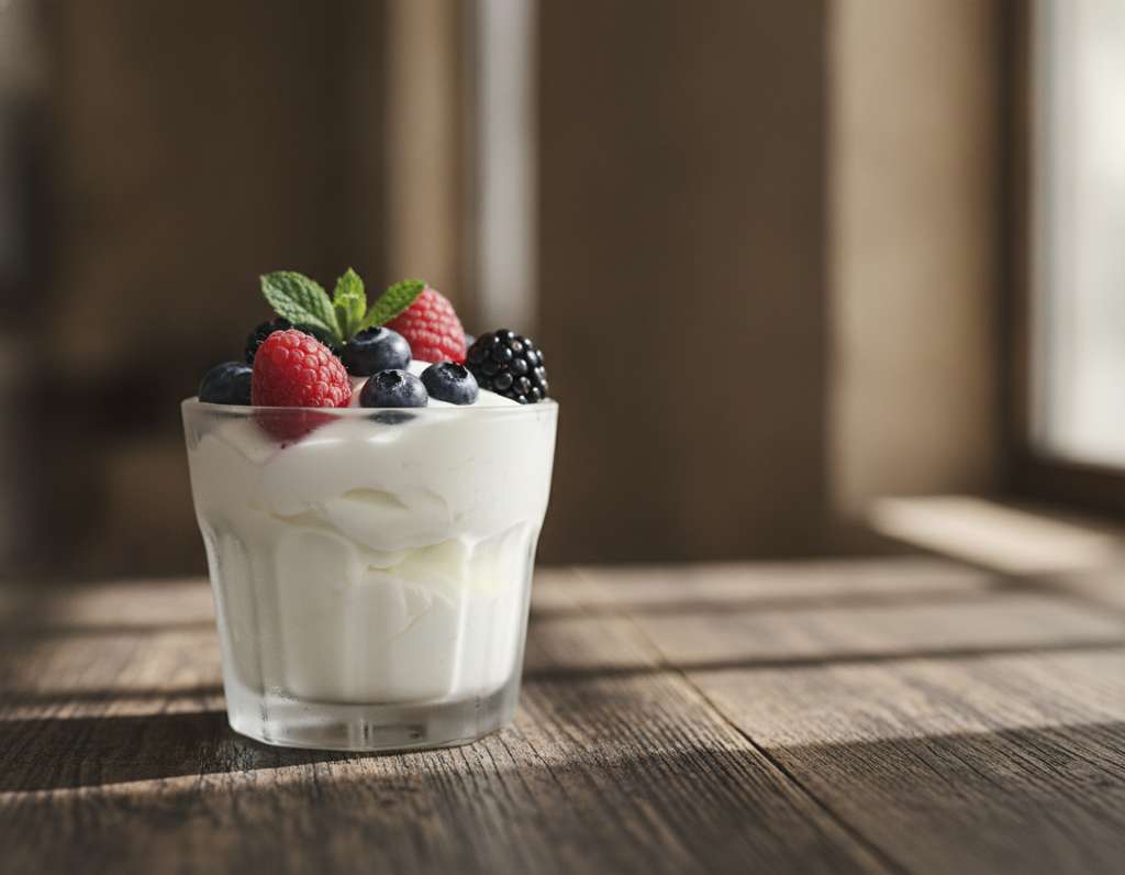 gelato yogurt frutti bosco