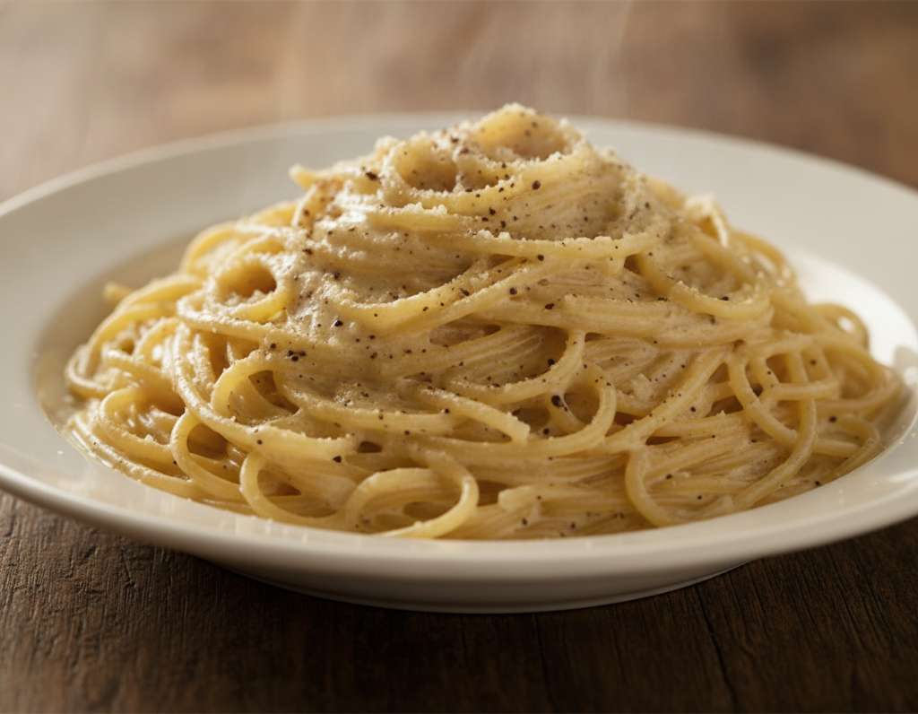 cacio e pepe cremosa autentica