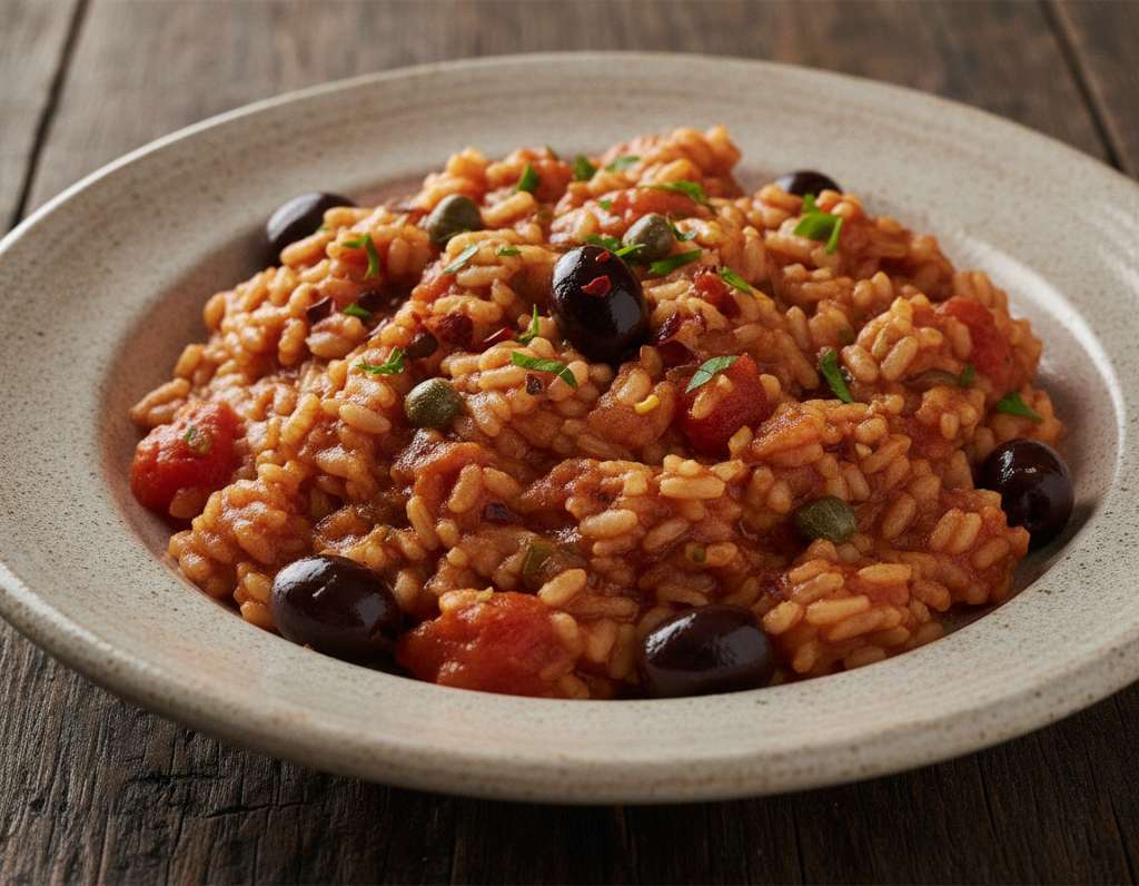 risotto puttanesca rustico