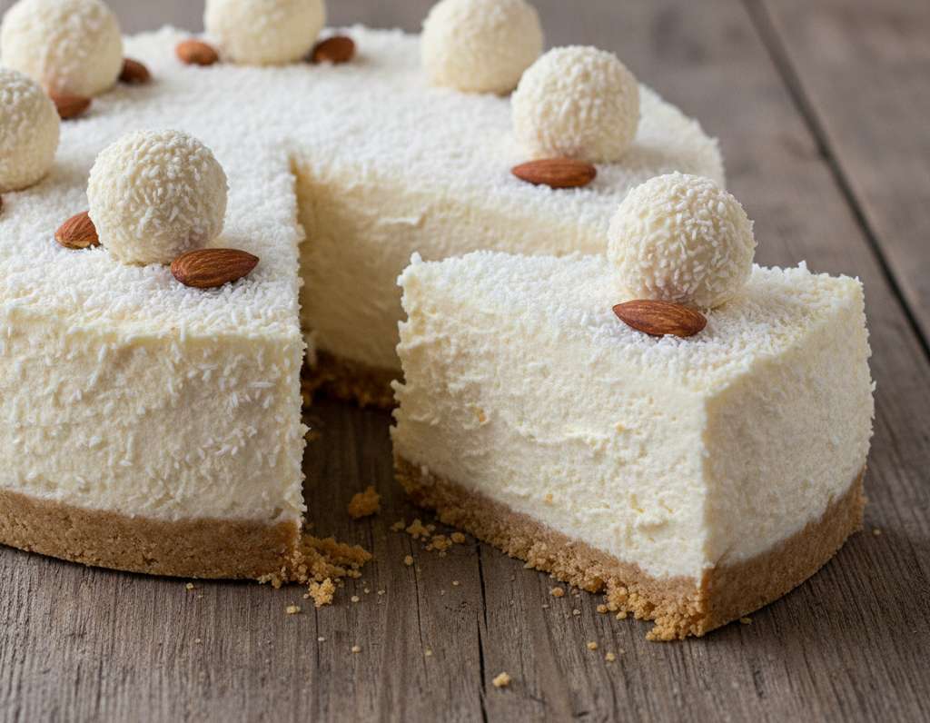 cheesecake cocco mandorla
