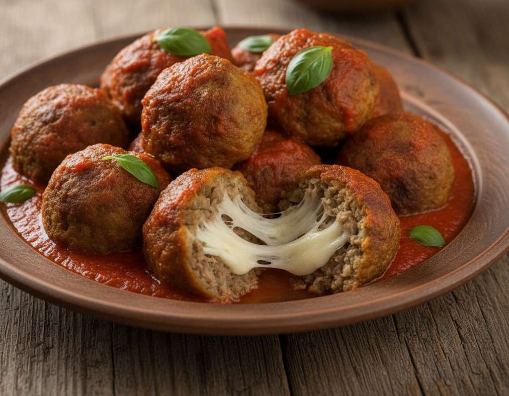polpette melanzane filanti